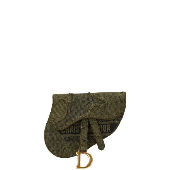 Dior | Bags | Christian Dior Green Canvas 2c Shoulder Bag | Poshmark